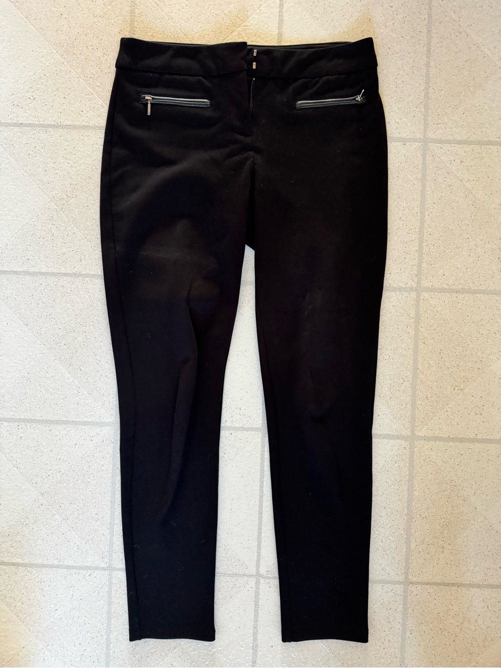 Apt. 9 Black Ponte Skinny Pull-On Pants